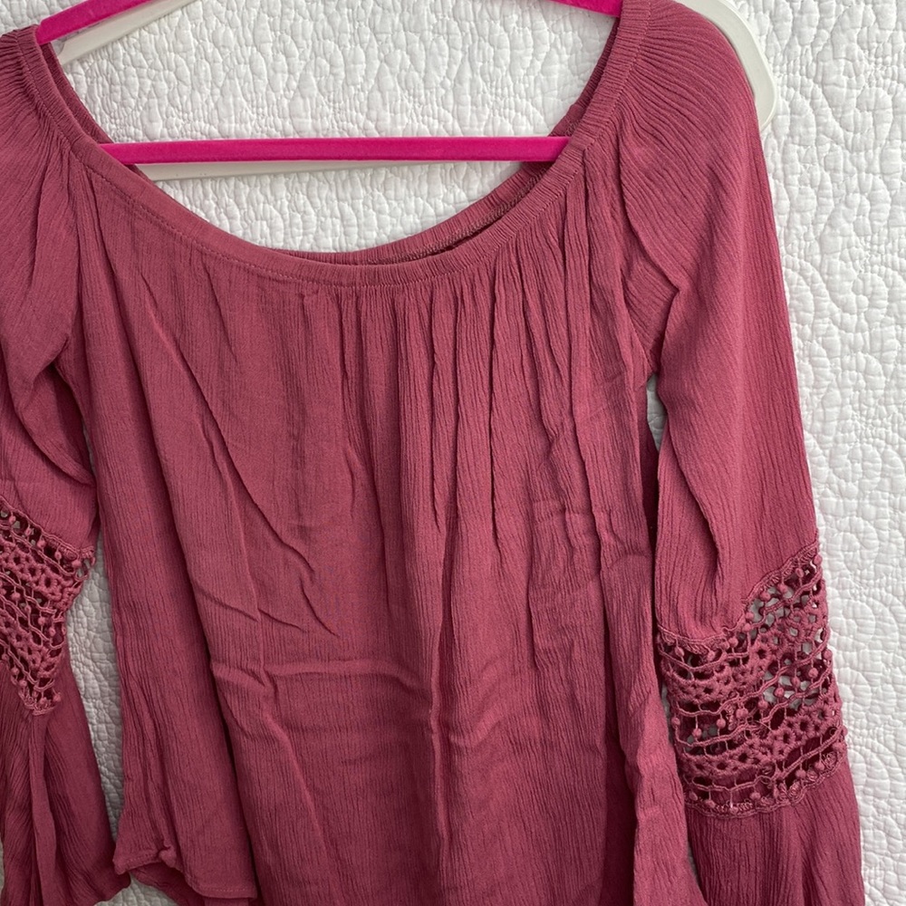 Boho girly off shoulder top - Picture 2 of 3